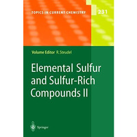 Elemental Sulfur and Sulfur-Rich Compounds II [Paperback]