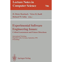 Experimental Software Engineering Issues:: Critical Assessment and Future Direct [Paperback]