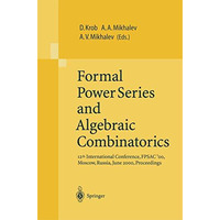 Formal Power Series and Algebraic Combinatorics: 12th International Conference,  [Hardcover]