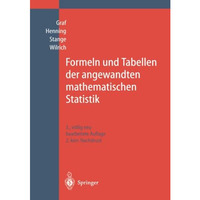 Formeln und Tabellen der angewandten mathematischen Statistik [Paperback]