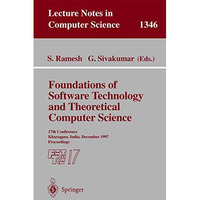 Foundations of Software Technology and Theoretical Computer Science: 17th Confer [Paperback]