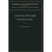 Geschichte der Physiologie [Paperback]