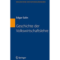 Geschichte der Volkswirtschaftslehre [Hardcover]