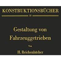 Gestaltung von Fahrzeuggetrieben [Paperback]