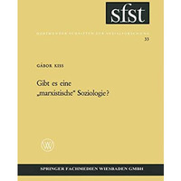 Gibt es eine marxistische Soziologie? [Paperback]