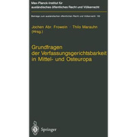 Grundfragen der Verfassungsgerichtsbarkeit in Mittel- und Osteuropa [Hardcover]