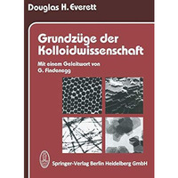 Grundz?ge der Kolloidwissenschaft [Paperback]