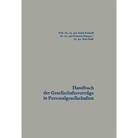 Handbuch der Gesellschaftsvertr?ge in Personalgesellschaften [Paperback]