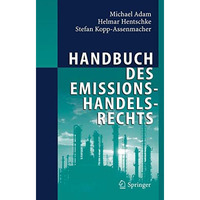 Handbuch des Emissionshandelsrechts [Hardcover]