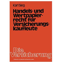 Handels- und Wertpapierrecht f?r Versicherungskaufleute [Paperback]