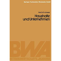 Haushalte und Unternehmen [Paperback]