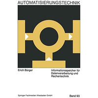 Informationsspeicher f?r Datenverarbeitung und Rechentechnik [Paperback]