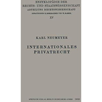 Internationales Privatrecht [Paperback]