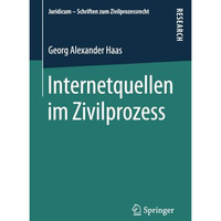 Internetquellen im Zivilprozess [Paperback]