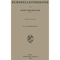 Kurzwellentherapie [Paperback]