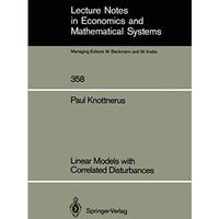 Linear Models with Correlated Disturbances [Paperback]