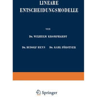 Lineare Entscheidungsmodelle [Paperback]