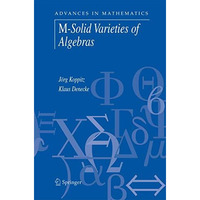 M-Solid Varieties of Algebras [Paperback]