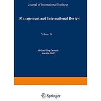 Management International Review: Evolution and Revolution in International Manag [Paperback]