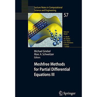 Meshfree Methods for Partial Differential Equations III [Paperback]