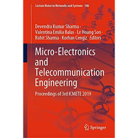 Micro-Electronics and Telecommunication Engineering: Proceedings of 3rd ICMETE 2 [Hardcover]