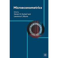 Microeconometrics [Hardcover]