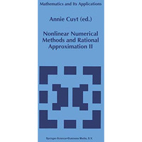 Nonlinear Numerical Methods and Rational Approximation II [Paperback]