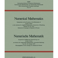 Numerical Mathematics / Numerische Mathematik: Symposium on the Occasion of the  [Paperback]