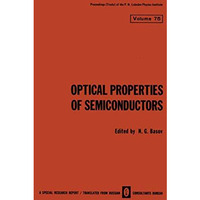 Optical Properties of Semiconductors [Paperback]