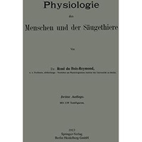 Physiologie des Menschen und der S?ugethiere [Paperback]