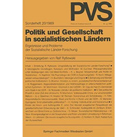 Politik und Gesellschaft in sozialistischen L?ndern: Ergebnisse und Probleme der [Paperback]