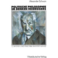 Politische Philosophie im Denken Heideggers [Paperback]