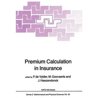 Premium Calculation in Insurance [Hardcover]