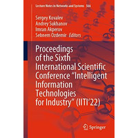 Proceedings of the Sixth International Scientific Conference Intelligent Inform [Paperback]