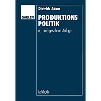 Produktionspolitik [Paperback]