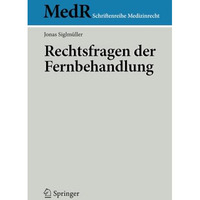 Rechtsfragen der Fernbehandlung [Paperback]