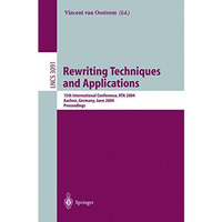 Rewriting Techniques and Applications: 15th International Conference, RTA 2004,  [Paperback]