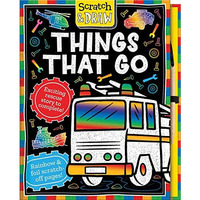 Scratch and Draw Things that Go [Hardcover]