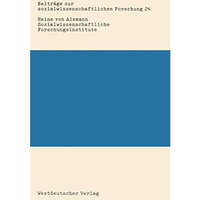 Sozialwissenschaftliche Forschungsinstitute: Personalstruktur, Forschungsprojekt [Paperback]