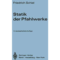 Statik der Pfahlwerke [Paperback]