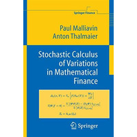 Stochastic Calculus of Variations in Mathematical Finance [Hardcover]