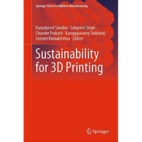 Sustainability for 3D Printing [Hardcover]