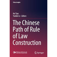 The Chinese Path of Rule of Law Construction [Paperback]