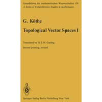 Topological Vector Spaces I [Paperback]