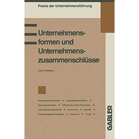 Unternehmensformen und Unternehmenszusammenschl?sse [Paperback]