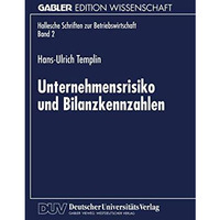 Unternehmensrisiko und Bilanzkennzahlen [Paperback]