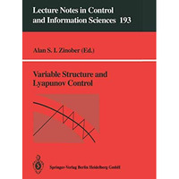 Variable Structure and Lyapunov Control [Paperback]