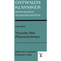 Versuche ?ber Pflanzenhybriden [Paperback]