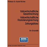 Volkswirtschaftliche Gesamtrechnung Volkswirtschaftliche Finanzierungsrechnung Z [Paperback]