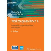 Werkzeugmaschinen 4: Automatisierung von Maschinen und Anlagen [Paperback]